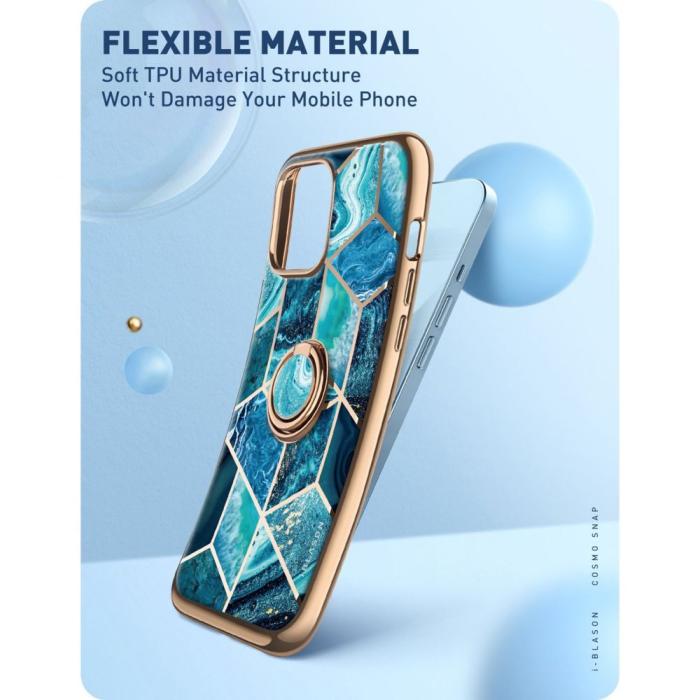 UTGATT1 - Supcase IBLSN Cosmo Snap iPhone 13 Skal- Ocean Blå