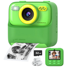 OEM - Barn Digitalkamera HD 1080P Med Skrivare P79 - Grön
