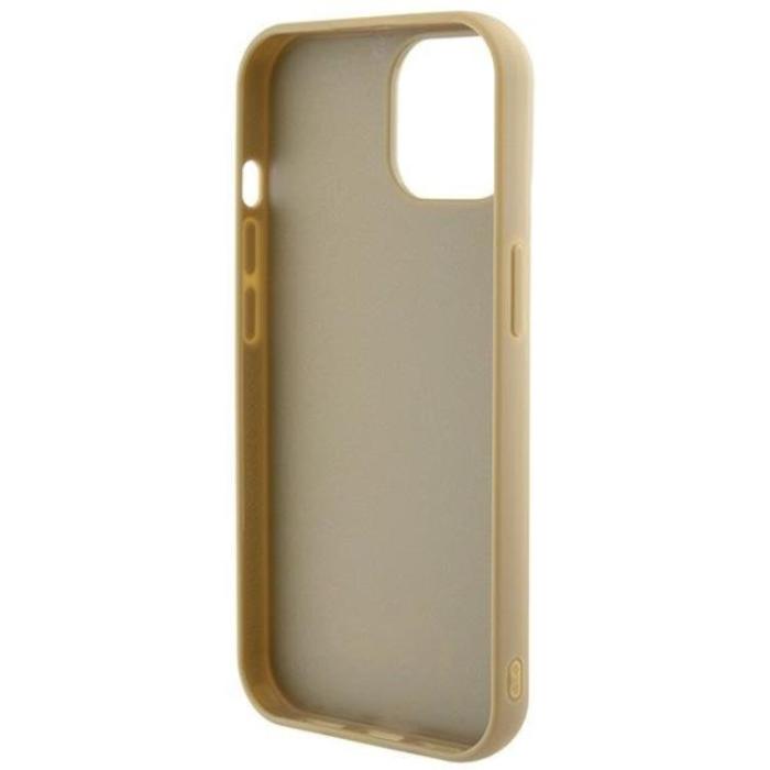 Guess - Guess iPhone 15 Mobilskal Disco Metal Script - Guld