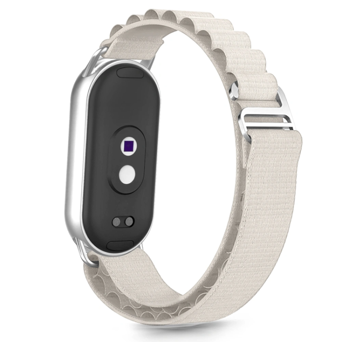 Tech-Protect - Tech-Protect Xiaomi Smart Band 8/9/10/NFC Armband Nylon Pro - Starlight