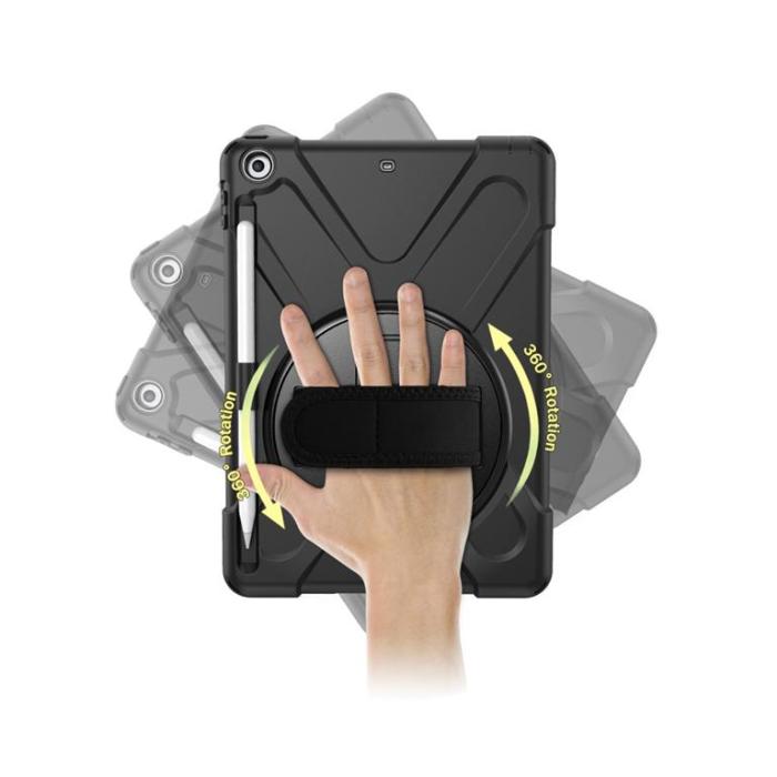 UTGATT1 - iPad 9.7 (2017/2018/Air/Air2) Skal X-Shape - Svart