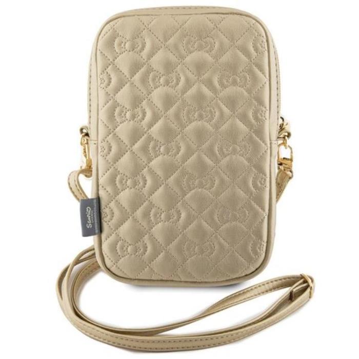Hello Kitty - Hello Kitty Remväska Quilted Bows - Guld