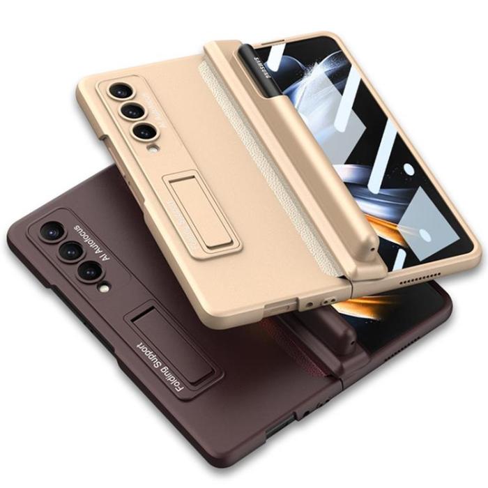 GKK - GKK Galaxy Z Fold 4 Skal Bracket Kickstand - Grön