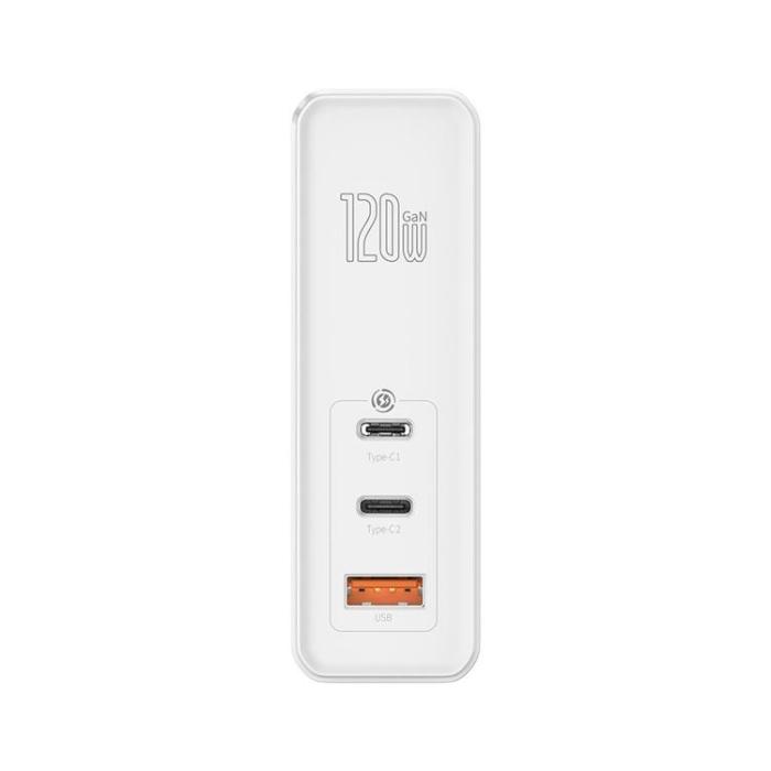 UTGATT5 - Baseus GaN Väggladdare USB Type-C 120W Kabel 100 W 1 m - vit