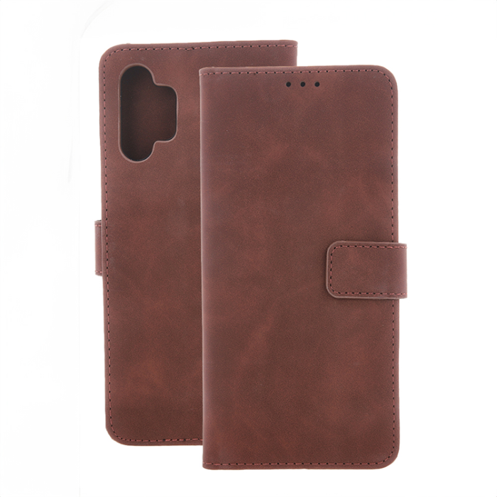 OEM - Galaxy S24 Plus Plånboksfodral Velvet - Brun