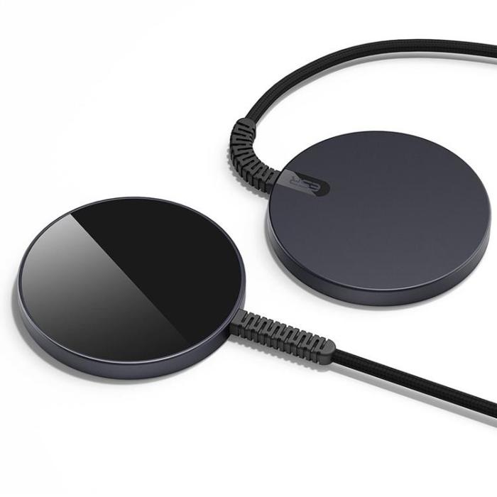 ESR - ESR Halolock Magnetic Magsafe Trådlös Laddare - Svart