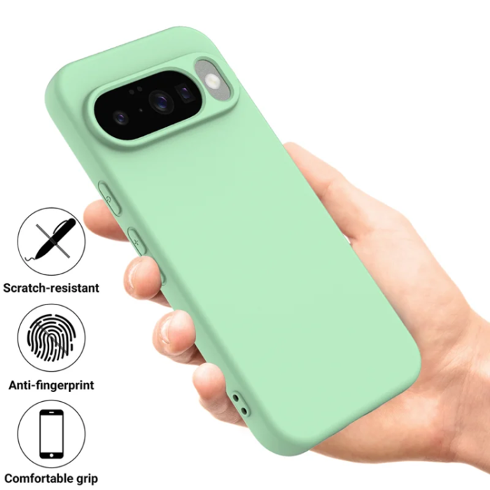 A-One Brand - Google Pixel 10 Mobilskal Liquid Silicone - Grön