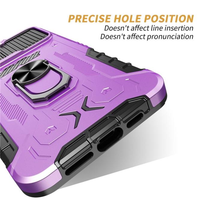 OEM - iPhone 14 Pro Max Skal Ringhållare Kickstand - Lila