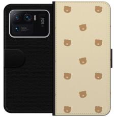 iSecrets - Pl&aring;nboksfodral till Xiaomi Mi 11 Ultra med Bj&ouml;rnm&ouml;nster