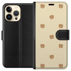 iSecrets - Plånboksfodral till Apple iPhone 14 Pro Max med Björnmönster