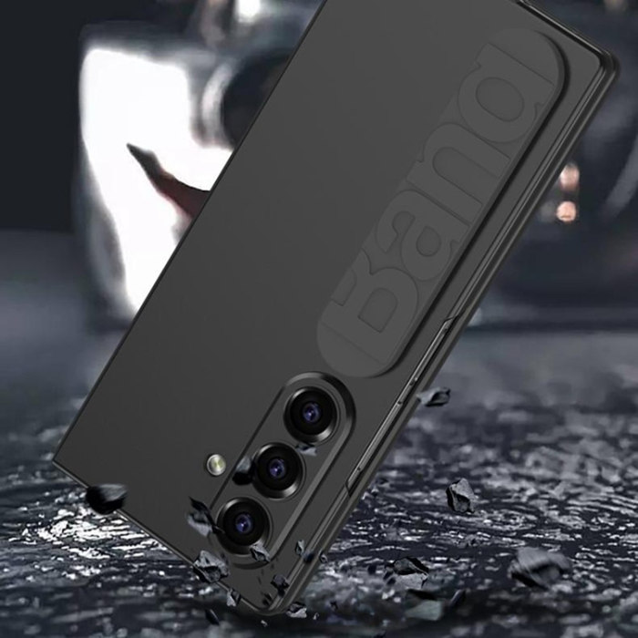 GKK - GKK Galaxy Z Fold 7 Mobilskal Med Silikon Handled Rem - Grå