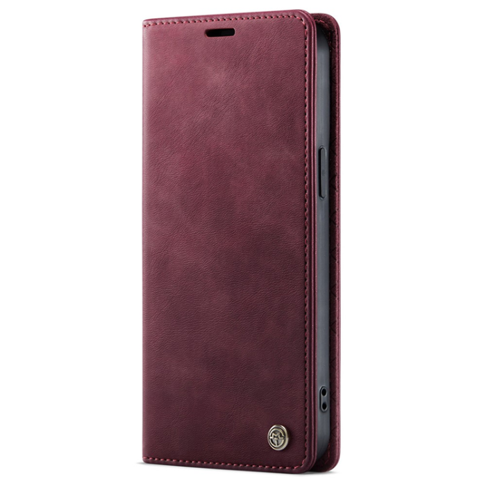 Caseme - Caseme iPhone 16e Plånboksfodral RFID Blocking - Röd
