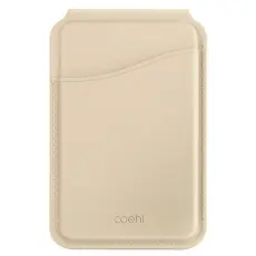 UNIQ - UNIQ Coehl Esme MagSafe Pl&aring;nbok med Spegel & St&auml;ll &ndash; Cream