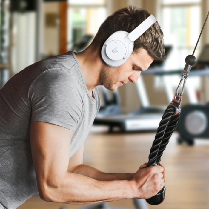 Tronsmart - Tronsmart Over-Ear Trådlösa Hörlurar Hybrid ANC SOUNFII Q20S - Vit