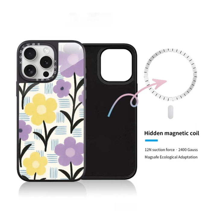 A-One Brand - iPhone 14 Pro Mobilskal MagSafe Aluminium Silikon