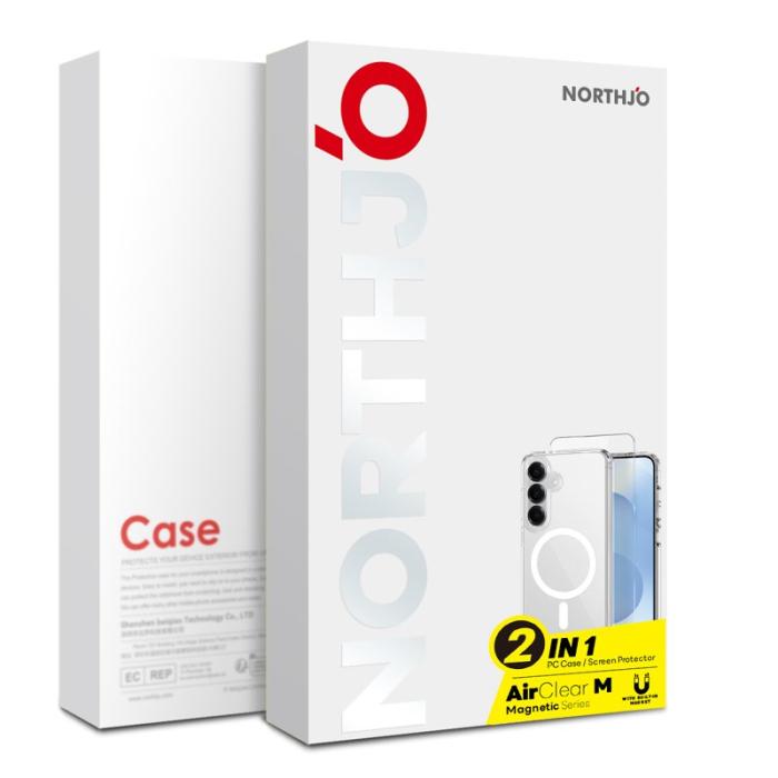 NORTHJO - NORTHJO Mobilskal för Samsung Galaxy S26 Magnetiskt PC + TPU - Transparent