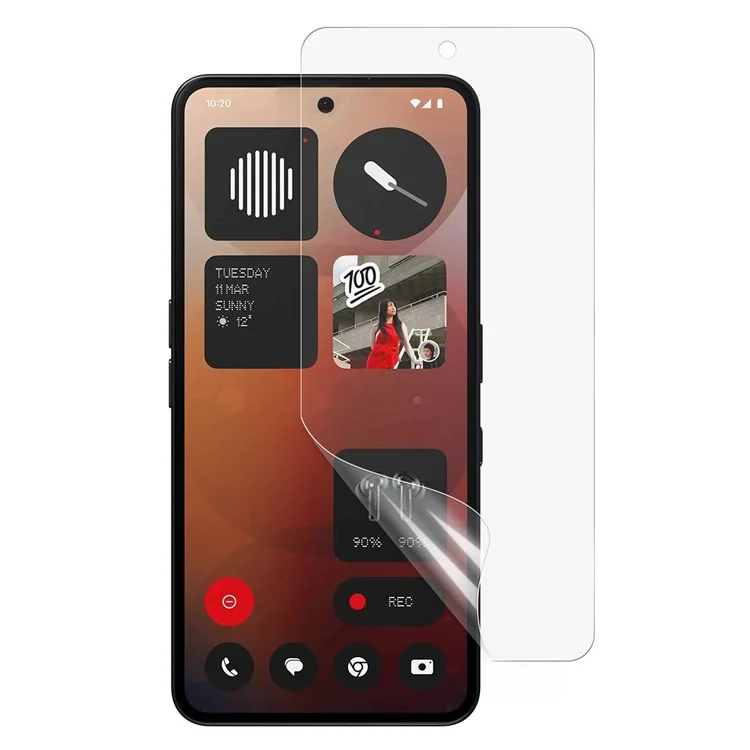 Nothing Phone 3(a)/3(a) Pro Plastfilm Skärmskydd PET - Clear | 5468 | AlltMobil