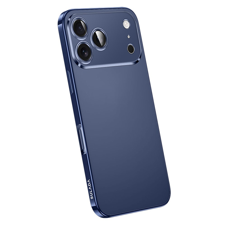 SULADA iPhone 17 Pro Max Mobilskal Electroplating Nature Matte - Blå | 2353 | AlltMobil