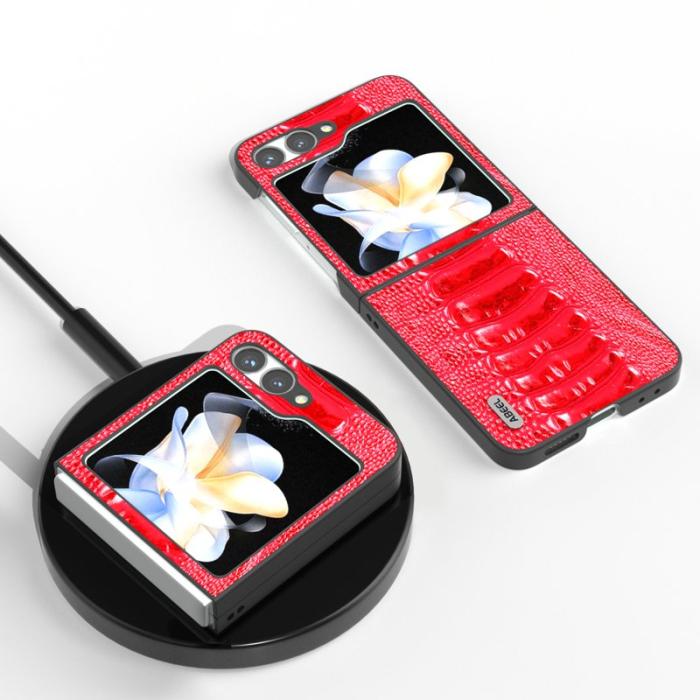 ABEEL - ABEEL Mobilskal till Samsung Galaxy Z Flip7 FE / Z Flip6 5G Röd