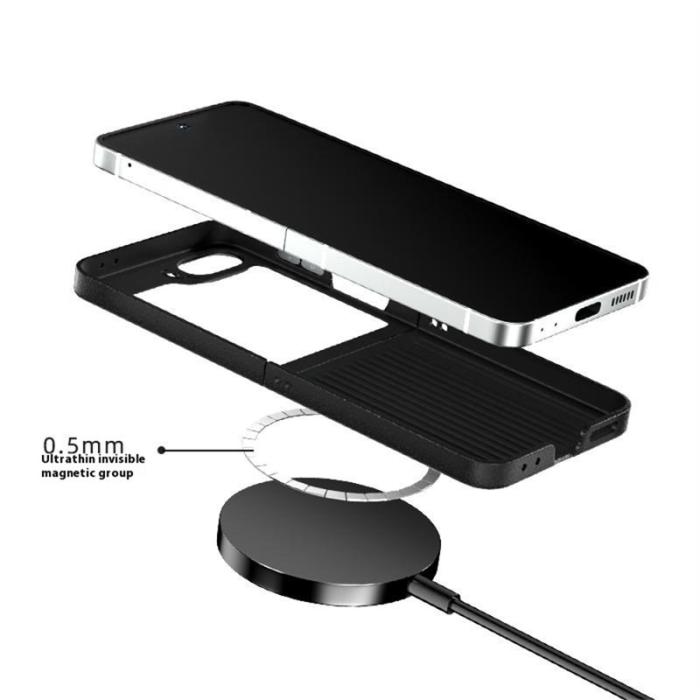 ABEEL - ABEEL Mobilskal till Samsung Galaxy Z Flip7 FE / Z Flip6 5G Svart