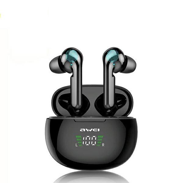 Awei TWS Bluetooth In-Ear Hörlurar T15P - Svart | 505771 | AlltMobil