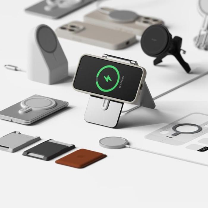 Ringke - Ringke iPhone 15 Pro Mobilskal Magsafe Silikon - Stone