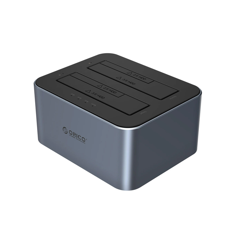 Orico 2-Diskdockningsstation 2.5""""/3.5"""" SATA HDD/SSD | 505767 | AlltMobil