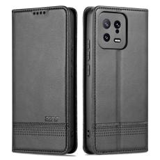 AZNS - AZNS Xiaomi 13 5G Flip Pl&aring;nboksfodral Konstl&auml;der - Svart