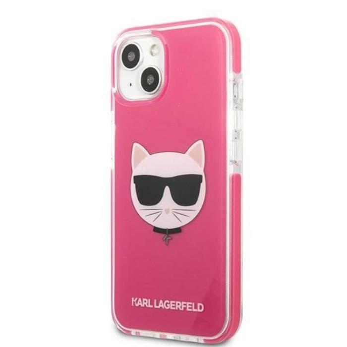 KARL LAGERFELD - Karl Lagerfeld iPhone 13 Mini Mobilskal Choupette Head