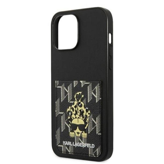 KARL LAGERFELD - Karl Lagerfeld iPhone 13 Pro Max Mobilskal Korthållare Karlimals