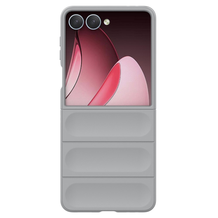 A-One Brand - Galaxy Z Flip 7 Mobilskal Anti-Drop TPU Rugged - Ljusgrå