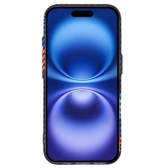 A-One Brand - iPhone 16 Mobilskal Magsafe Kevlar Aramid Fiber - Flerfärgad