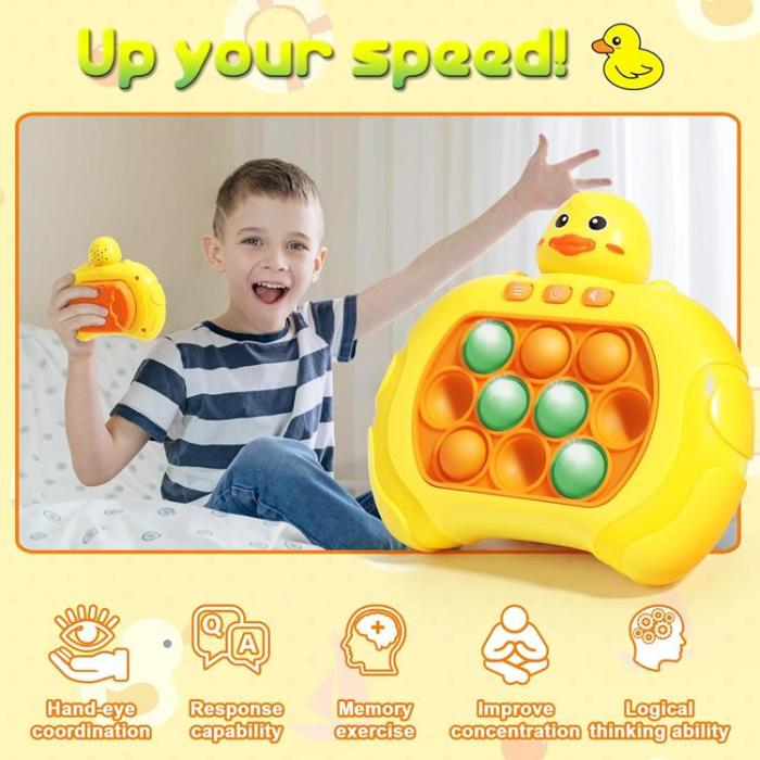 A-One Brand - Pop It Pro Quick Push Game Djur - Duck