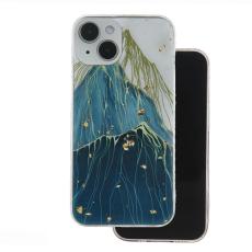 OEM - iPhone 13 Mobilskal Guld Glam - Mountain