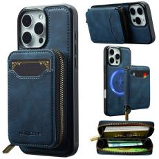 LC.imeeke - LC.IMEEKE L6 iPhone 14 Pro Max Pl&aring;nboksfodral Konstl&auml;der - Bl&aring;