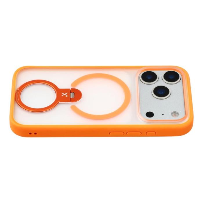 X-Level - X-LEVEL Mobilskal till iPhone 17 Pro Magnetiskt Kickstand Orange
