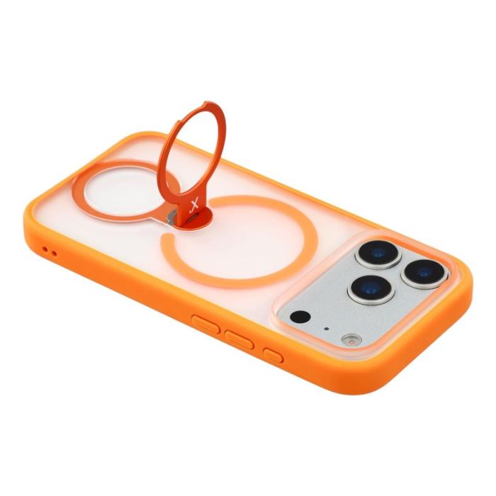 X-Level - X-LEVEL Mobilskal till iPhone 17 Pro Magnetiskt Kickstand Orange