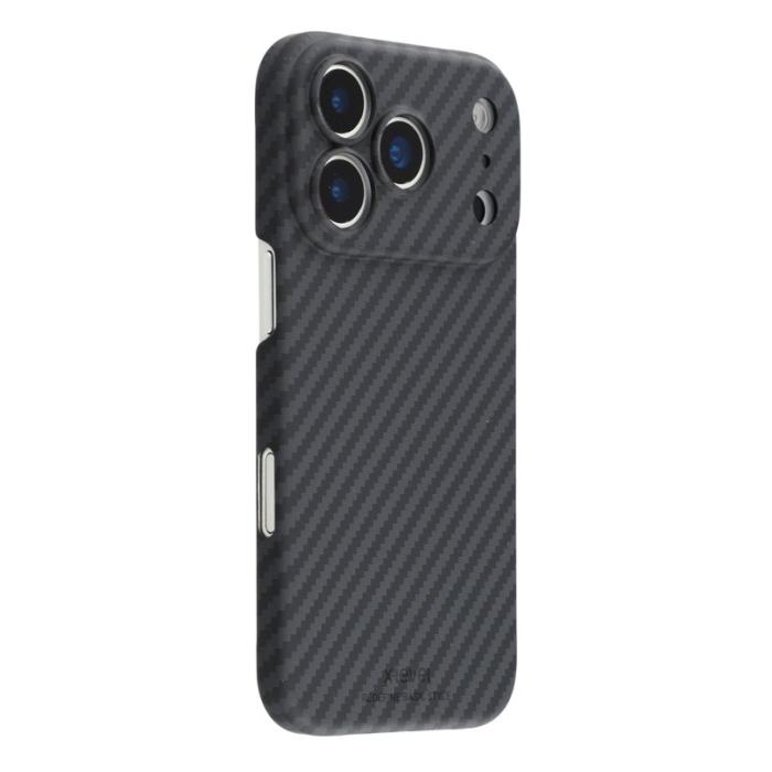 X-Level - X-LEVEL Mobilskal till iPhone 17 Pro Magnetiskt Kolfiber Ultra-Tunn Svart