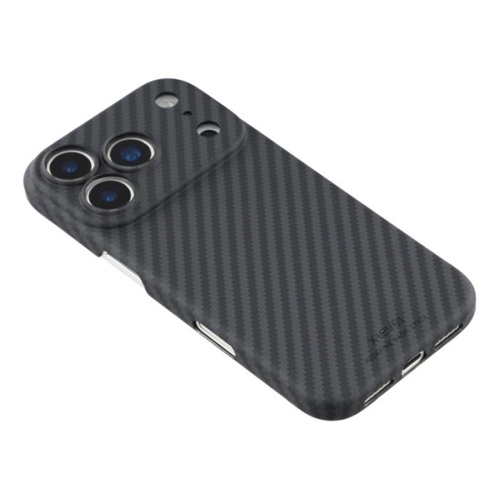 X-Level - X-LEVEL Mobilskal till iPhone 17 Pro Magnetiskt Kolfiber Ultra-Tunn Svart