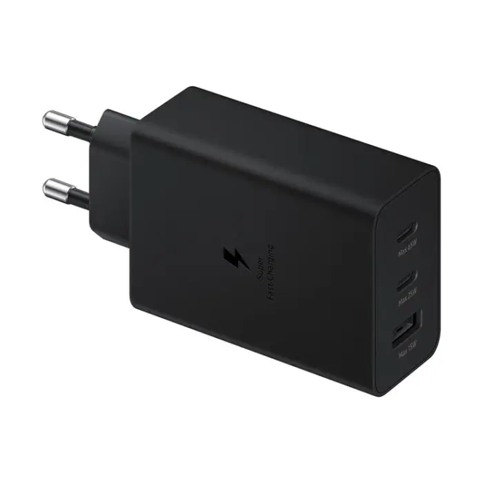 Samsung väggladdare 65W USB-C dubbla portar Laddare & Kablar
