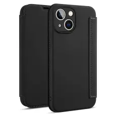 OEM - iPhone 14 Plus Pl&aring;nboksfodral Liquid Silicone - Svart
