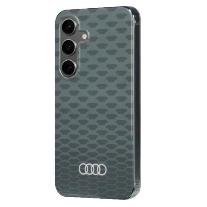 Audi - Audi Galaxy S24 Mobilskal Magsafe Stitching Pattern - Grå