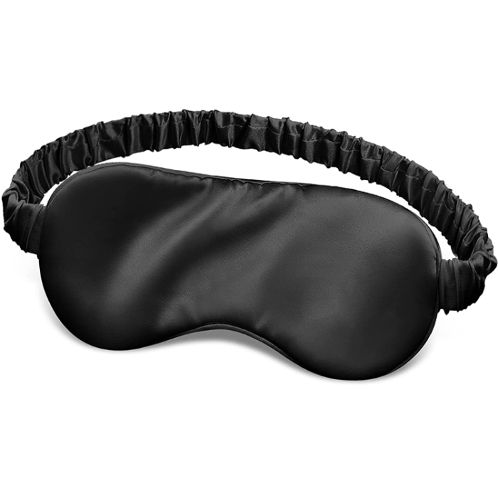 A-One Brand - Bekväm Silky Sovmask/Ögonmask - Svart