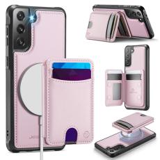 OEM - JEEHOOD Samsung Galaxy S21 5G Fodral KonstL&auml;der - Rosa