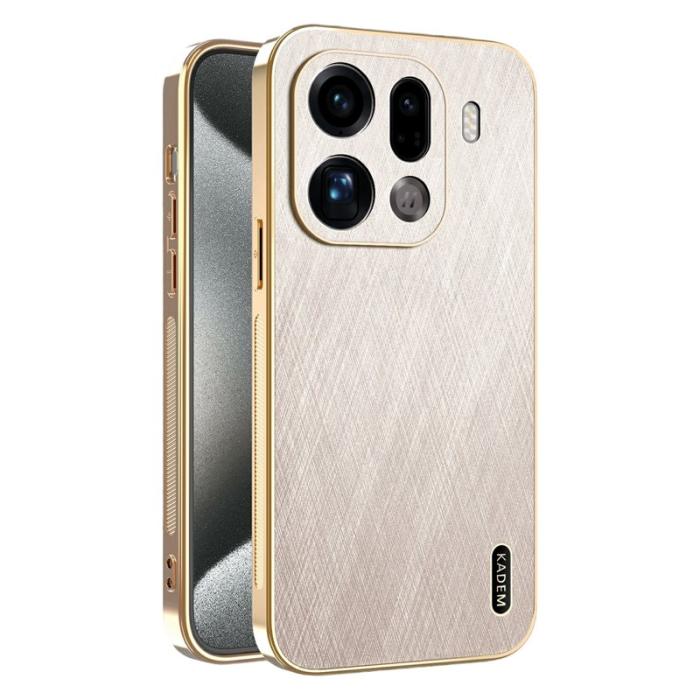 KADEM - KADEM Oppo Find X9 Pro 5G Fodral KonstLäder - Guld