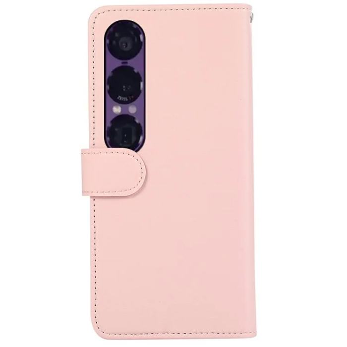 A-One Brand - Sony Xperia 1 VII Plånboksfodral RFID Läder - Rosa