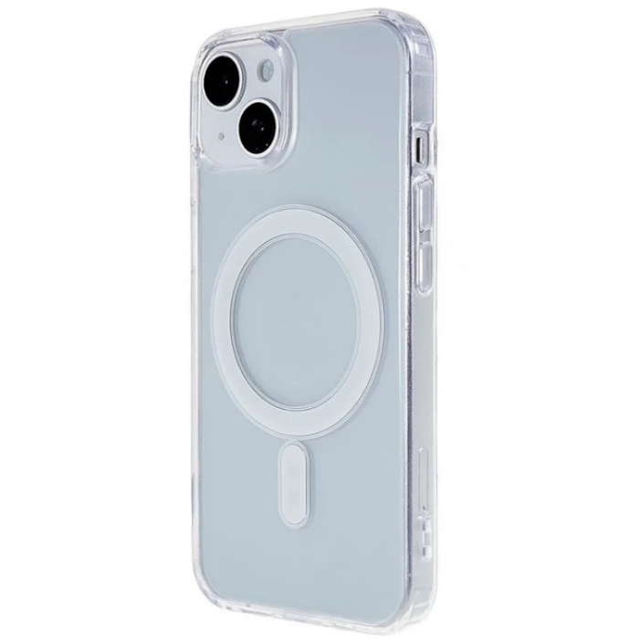 WANLONFENG - WANLONFENG iPhone 15 Mobilskal MagSafe + [2-Pack] Härdat glas