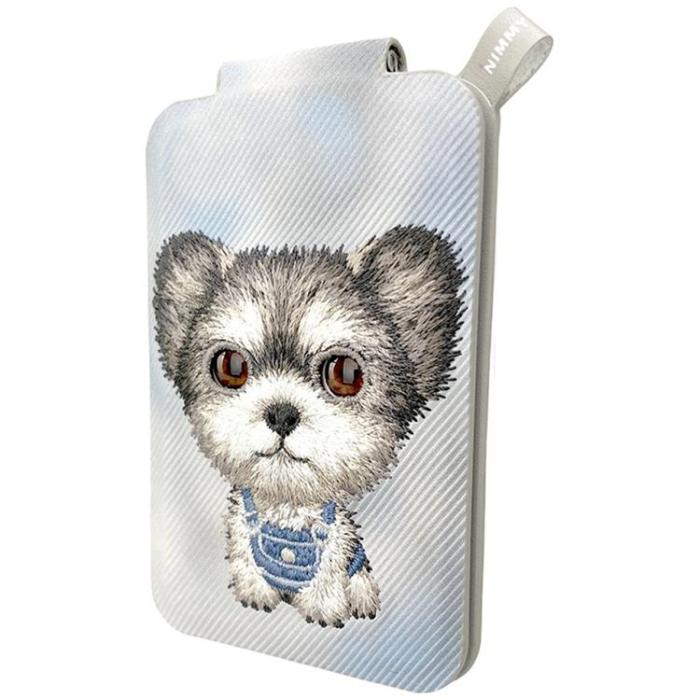 NIMMY - Nimmy MagSafe Korthållare och Mobilställ Big-Eye Cute Pets 2.0 Dog - Grå