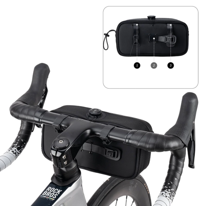 Rockbros - Rockbros Vattentät Cykelväska för Styren 1.9L ROAD TO SKY TL001 - Svart