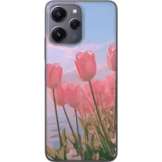 Gustaf - Mobilskal till Xiaomi Redmi 12 med Rosa Tulpaner